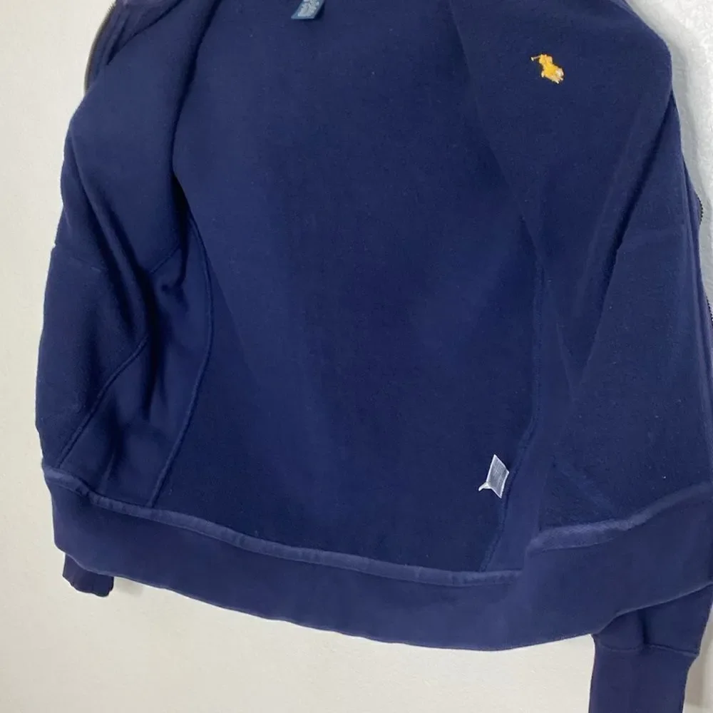 POLO Ralph Lauren Vintage Full Zip Navy Hoodie Size S